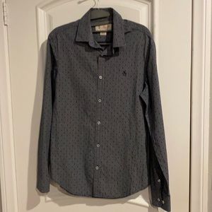 The original penguin long sleeve button up collared shirt